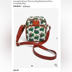 NEVER USED Disney loungefly lion king crossbody bag